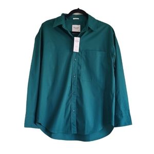 Abercrombie & Fitch Teal Button-Down Shirt